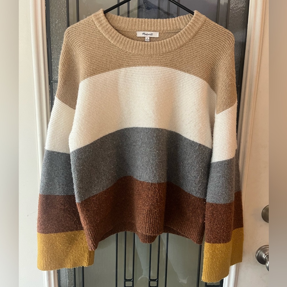 Madewell Andria Pullover Sweater in Coziest Yarn- Size Small
